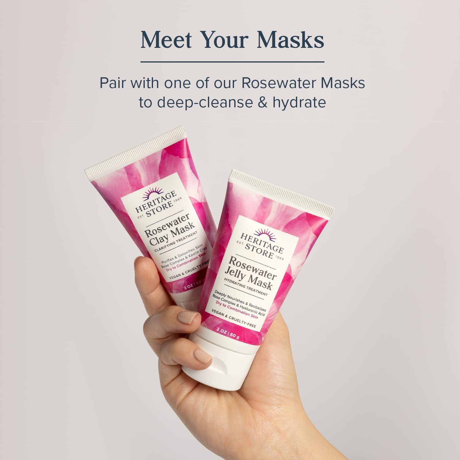 Rosewater Facial Toner with Hyaluronic Acid, Dry to Combination Skin Care, Hydrating Toner Refines Pores & Minimizes the Appearance of Fine Lines & Wrinkles, Alcohol Freeǂ, Vegan, 8Oz